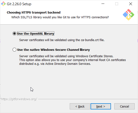 HTTPS Transport Backend